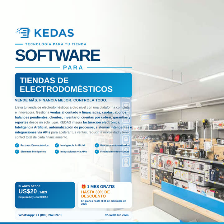 Software KEDAS para Electrodomésticos