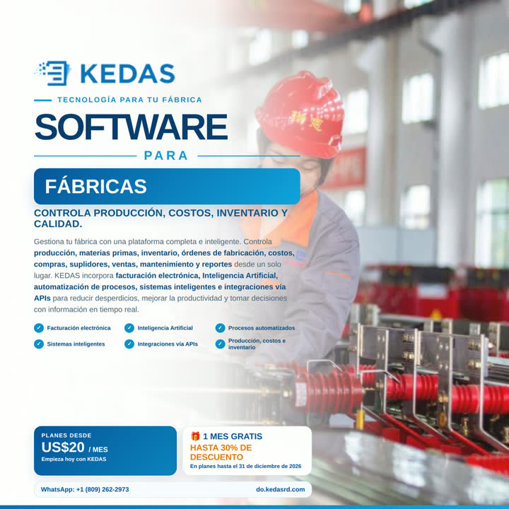Software KEDAS para Fábricas