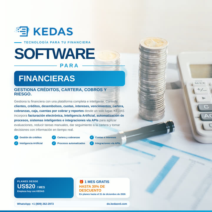 Software KEDAS para Financieras